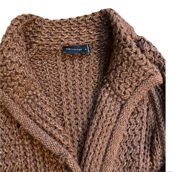 Long -Trendy and Fashionable - Brown Cardigan- Size M - Picture 2 of 7